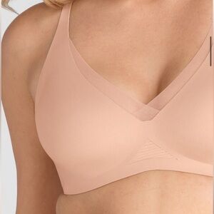HONEYLOVE CrossOver V-Neck Bra - Blush - XL